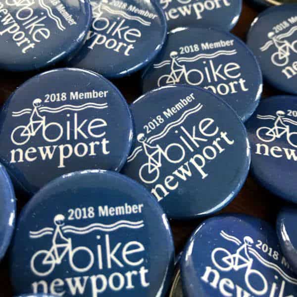 Bike Newport member buttons