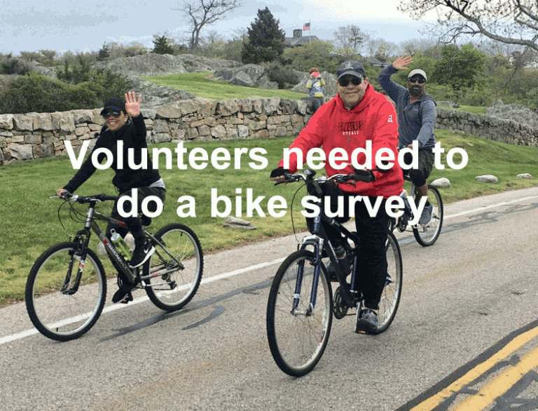 Volunteers Bike Survey