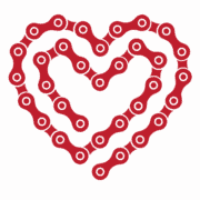 Bike Chain Heart Short & Long Sleeve Shirt - Image 2