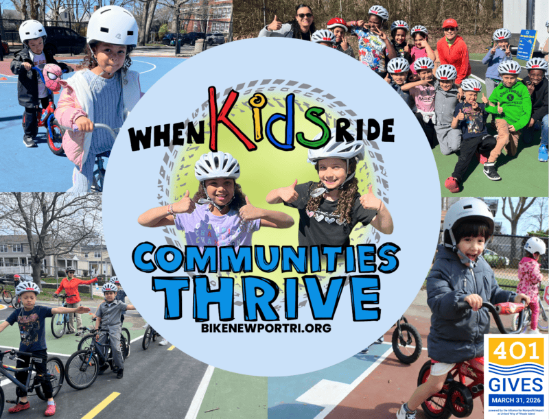 Children riding bikes at a community event emphasizing diversity and inclusion, promoting cycling advocacy and active lifestyles for all children.