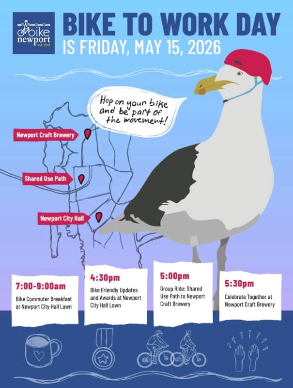 Bike to Work Day event promoting cycling for commuting and community engagement.