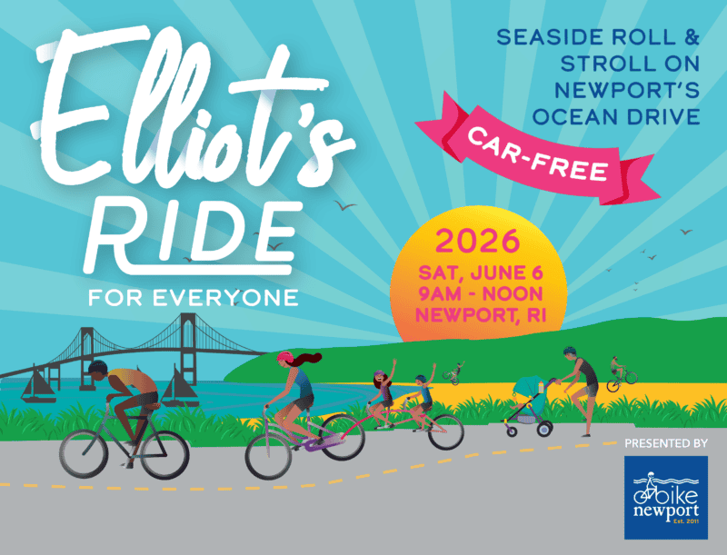 Bike on Car-Free Streets! - Join our cycling advocacy event promoting diversity and inclusion on Newport's car-free ocean drive. Celebrate safe, accessible biking for everyone during Elliot's Ride.