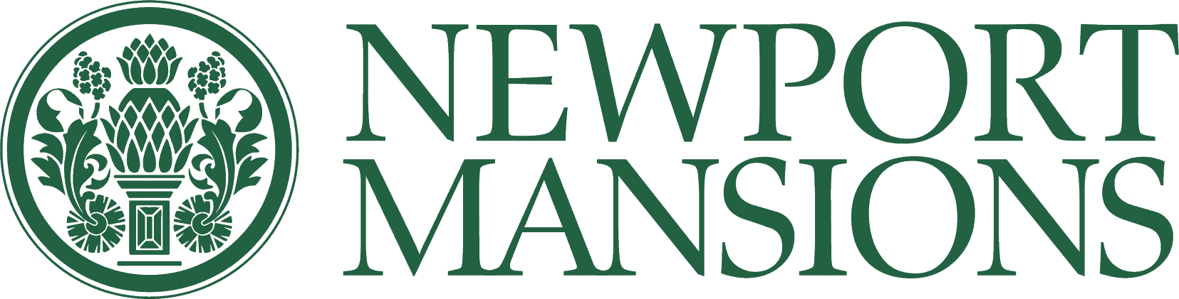 Newport Mansions logo (The Preservation Society of Newport County).